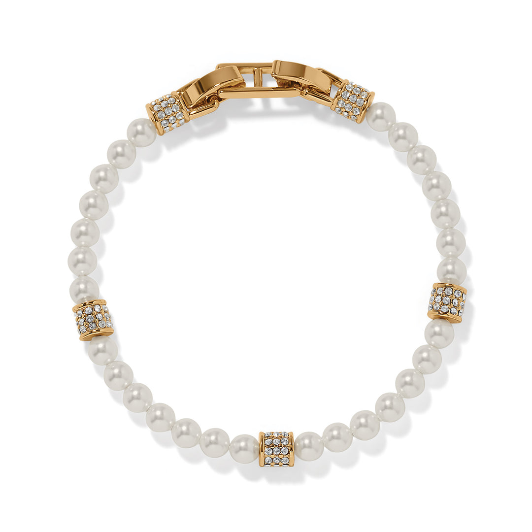Brighton Meridian Petite Pearl Gold Bracelet, alternate view