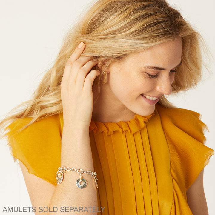 Brighton Luxe Link Charm Bracelet - Customizable Silver Link
