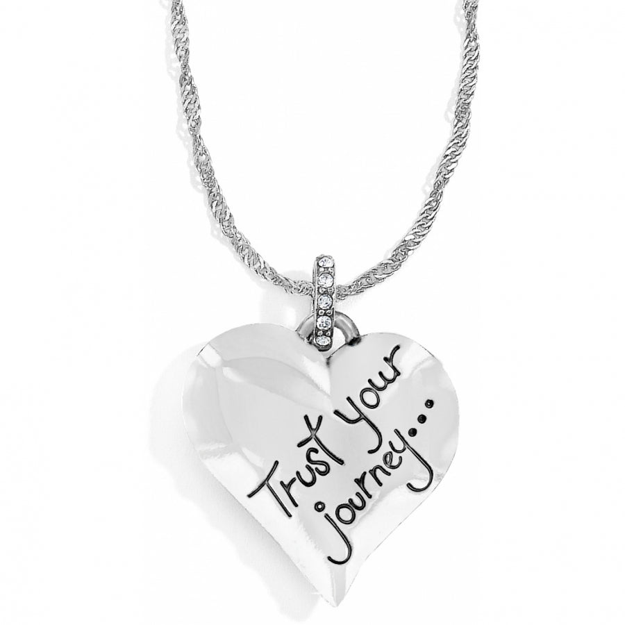 Brighton Trust Your Journey Heart Sky Necklace