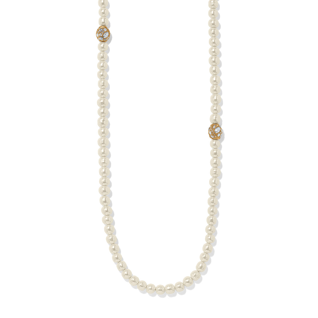 Brighton Trust Your Journey Pearl Long Necklace, front view