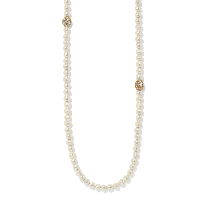 Brighton Trust Your Journey Pearl Long Necklace, front view