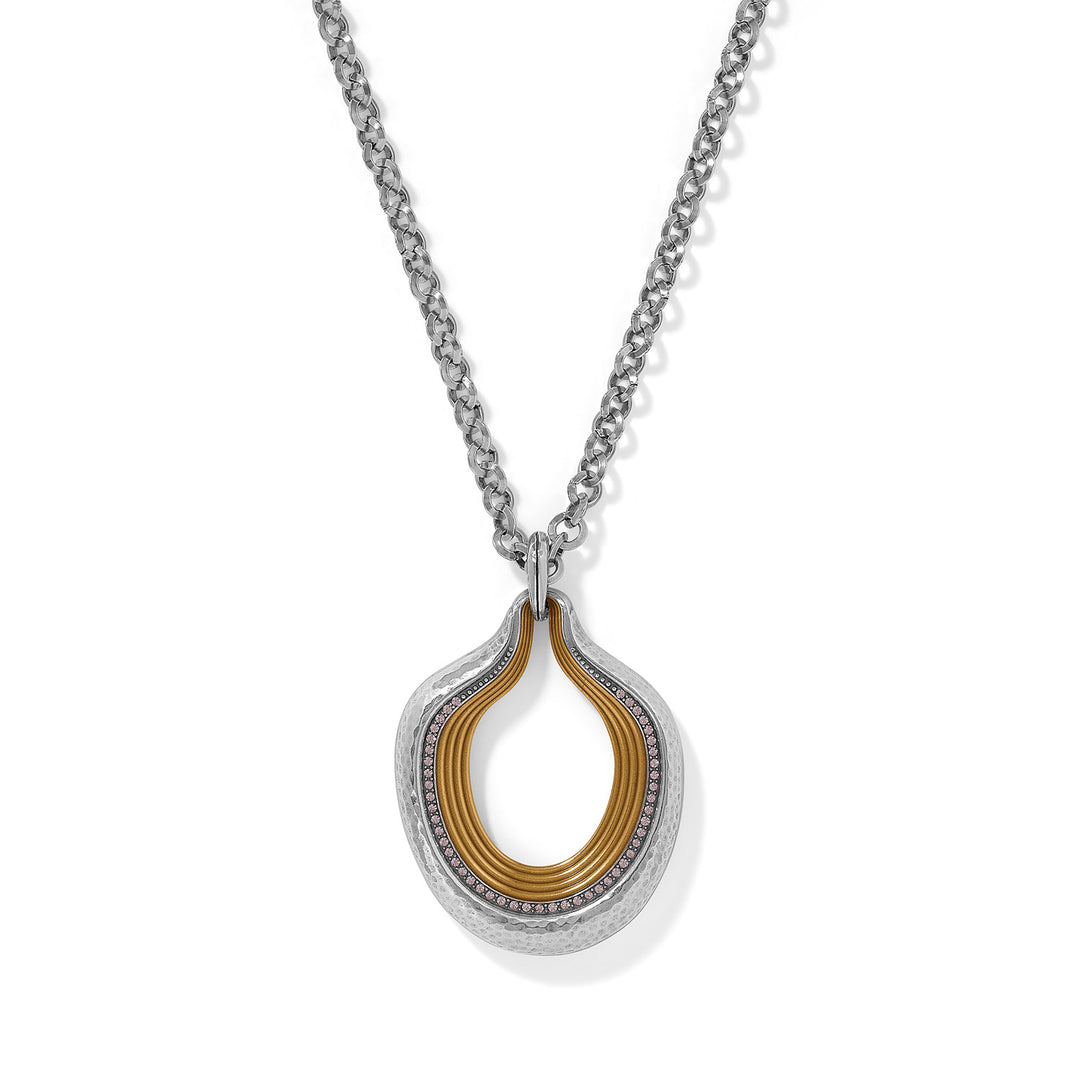 Brighton Ferrara Colosseo Long Necklace, long pendant necklace, front view