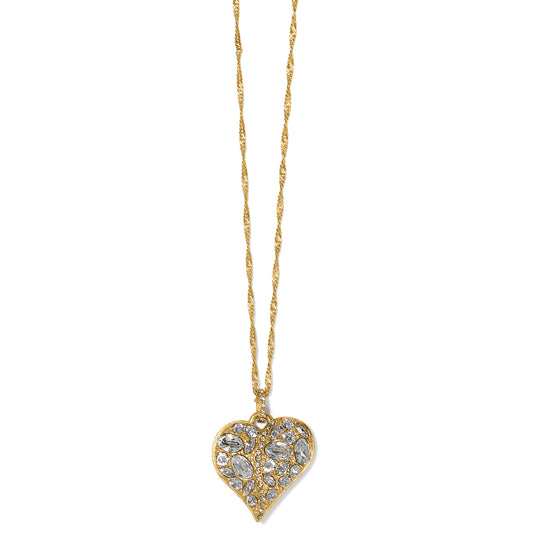 Trust Your Journey Heart Necklace