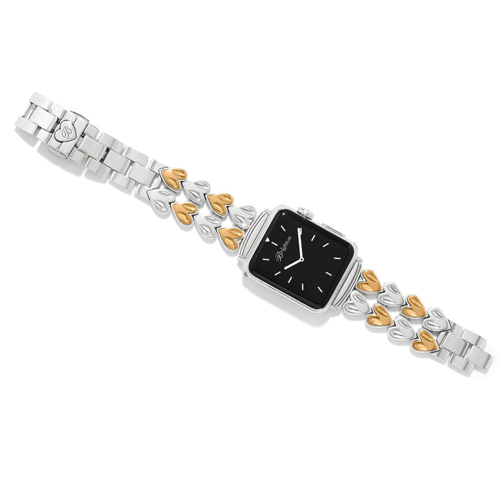Brighton Cascade Heart Watch Band — Two-Tone Heart Smart Watch Band