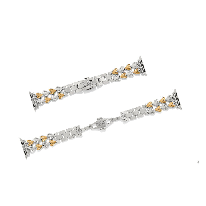 Brighton Cascade Heart Watch Band — Two-Tone Heart Smart Watch Band