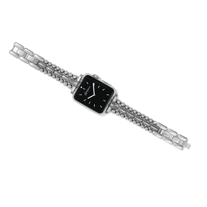 Brighton Pretty Tough Watch Band featuring a classic silver-plated link design.