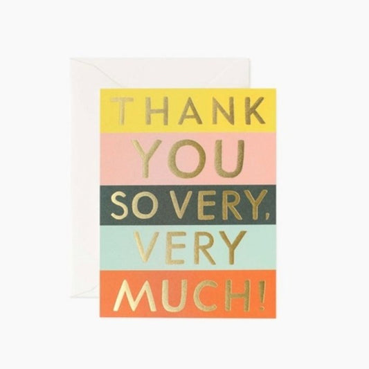 Rifle Paper Thank You Card