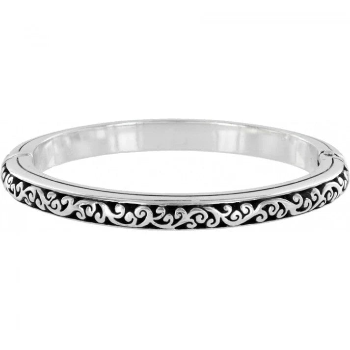 Sacred Cross Hinged Bangle