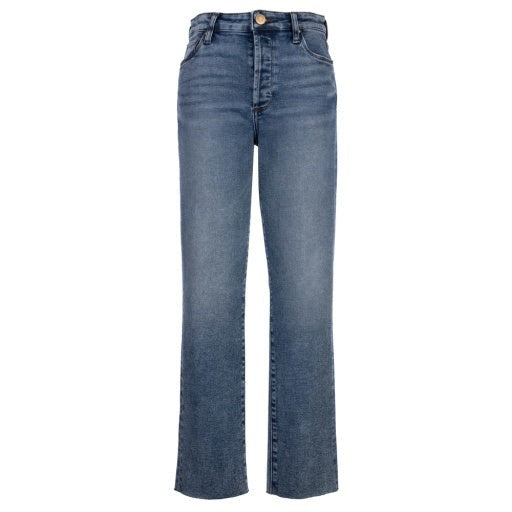 REESE HIGH RISE FAB AB ANKLE STRAIGHT  RAW HEM