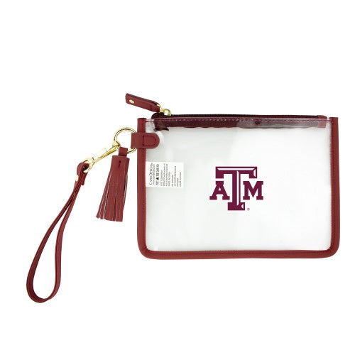 Collegiate Clear Wristlets