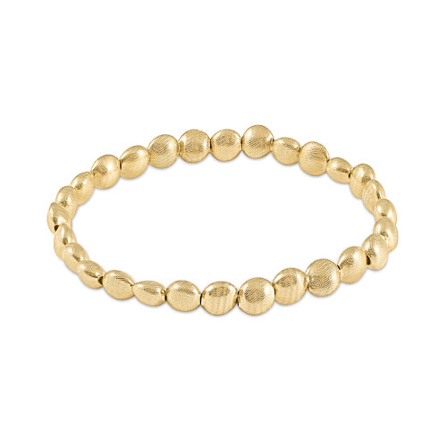 Honesty Gold 6mm Bead Bracelet
