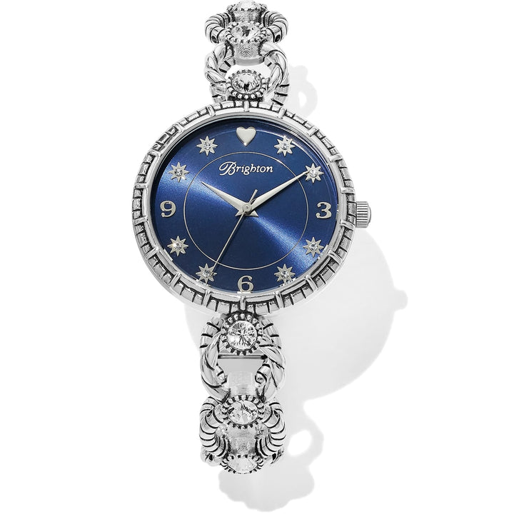 Brighton Star City Watch – Silver &amp; Blue Women&
