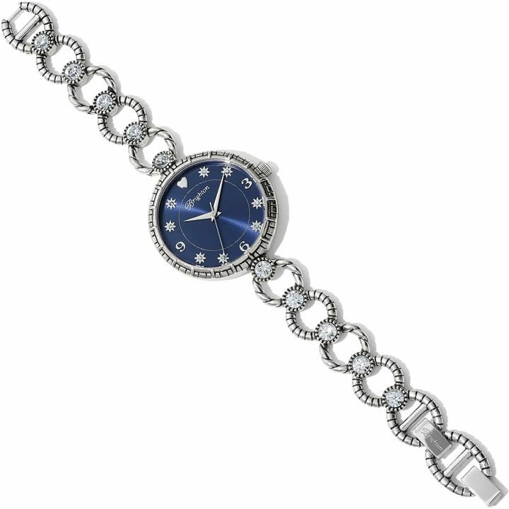 Brighton Star City Watch – Silver &amp; Blue Women&