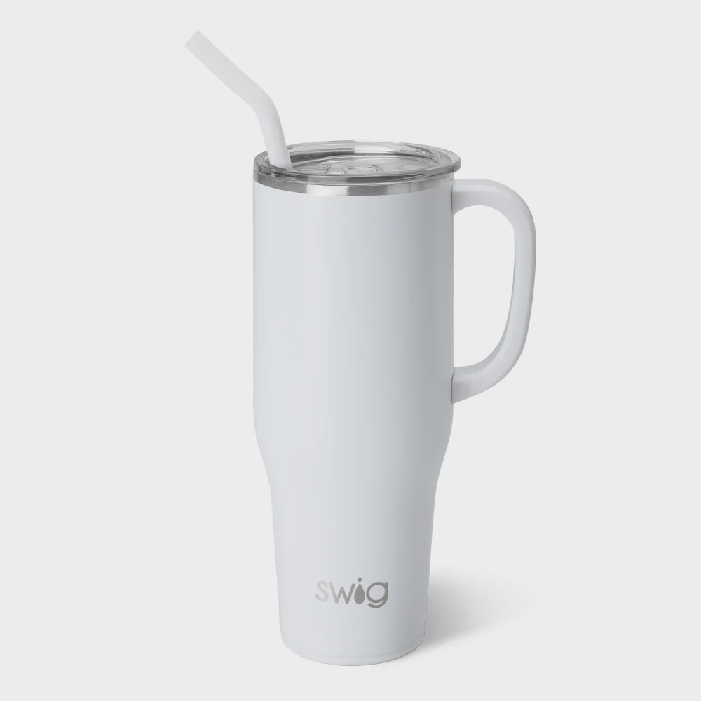 White Mega Mug 40oz