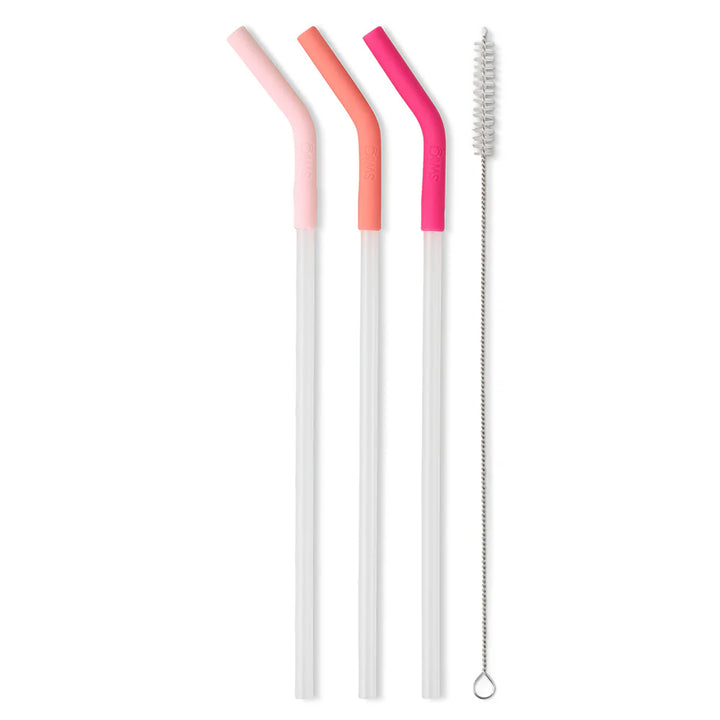 Blush/Coral/Pink Reusable Stra Set (Mega Mugs)