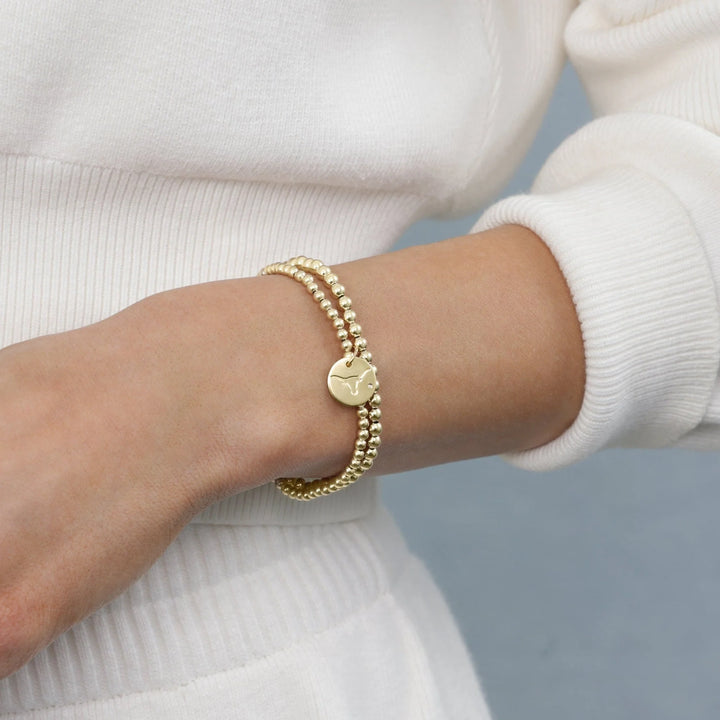 enewton ecollegiate classic gold 3mm bracelet - ut austin disc