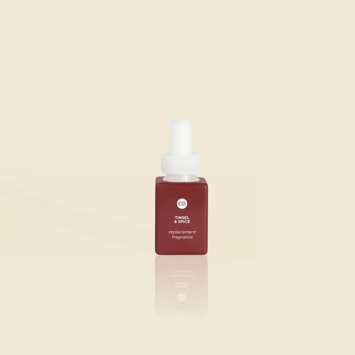 CB + PURA HOLIDAY - TINSEL &amp; SPICE DIFFUSER REFILL, 0.33 oz
