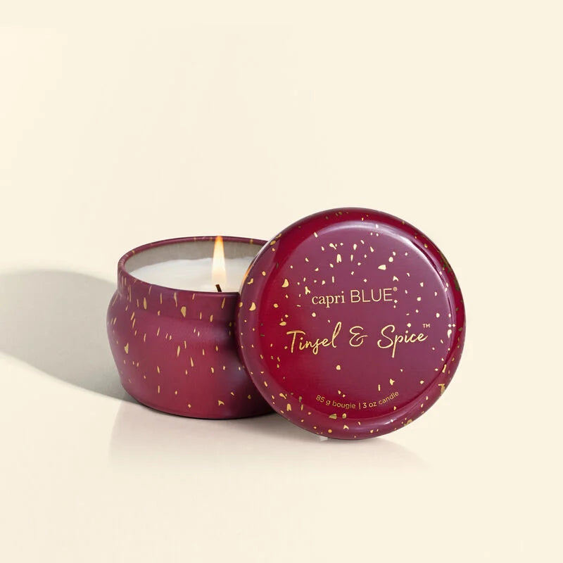 GLIMMER - TINSEL &amp; SPICE MINI TIN, 3 oz