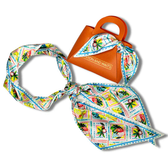 Winton and Waits Vibrant Patterned Scarf