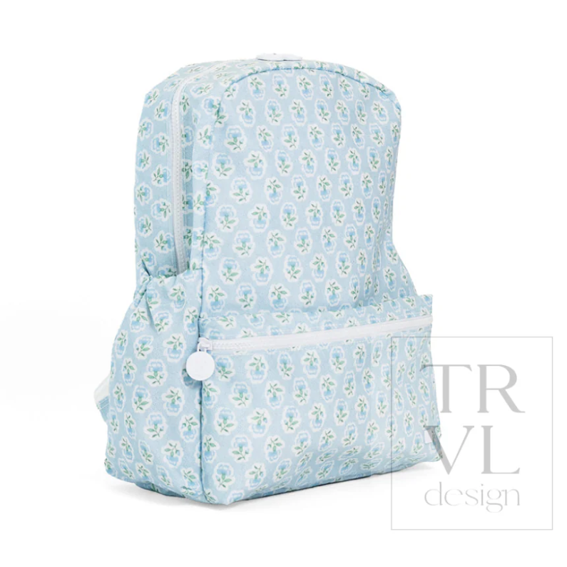 TRVL Design Backpacker - Petite Fleur Blue