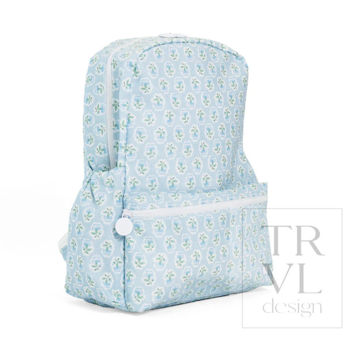 TRVL Design Backpacker - Petite Fleur Blue