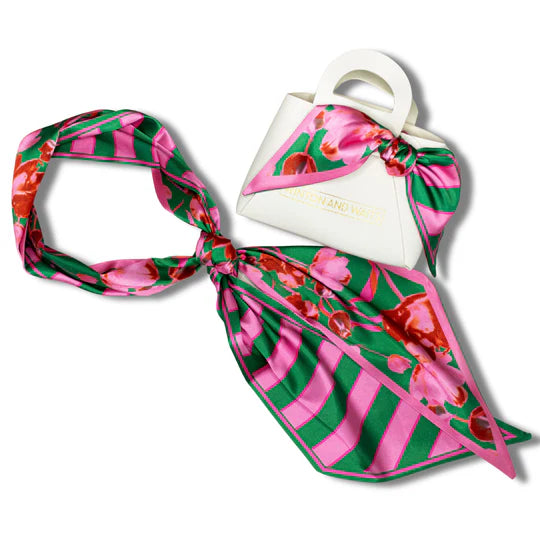 Winton and Waits Vibrant Patterned Scarf