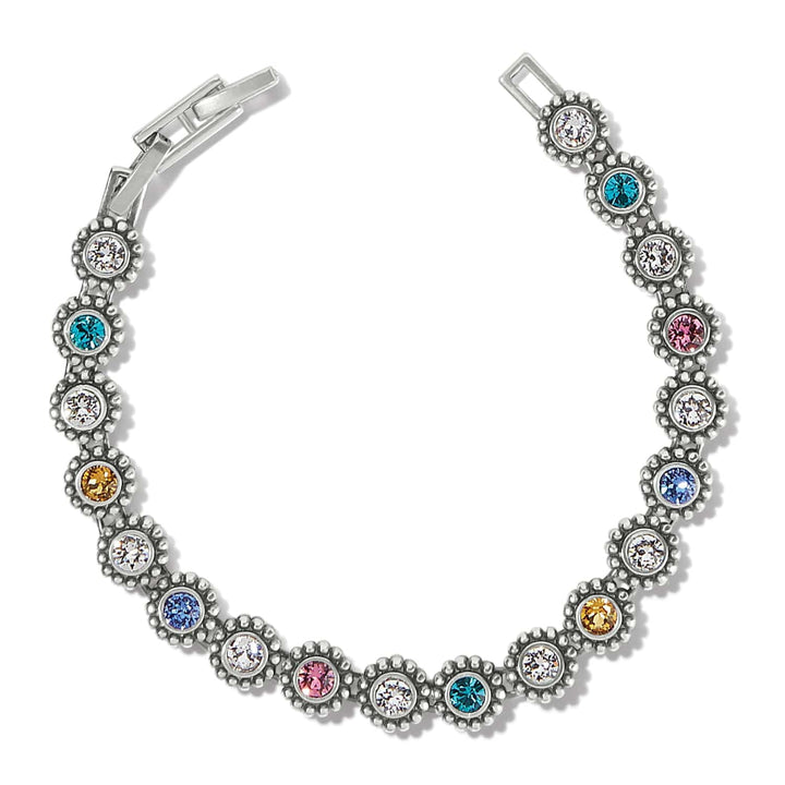Brighton Twinkle Link Bracelet – Silver &amp; Peridot Crystal Link Bracelet for Women