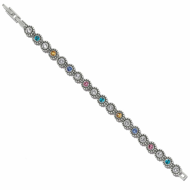 Brighton Twinkle Link Bracelet – Silver &amp; Peridot Crystal Link Bracelet for Women