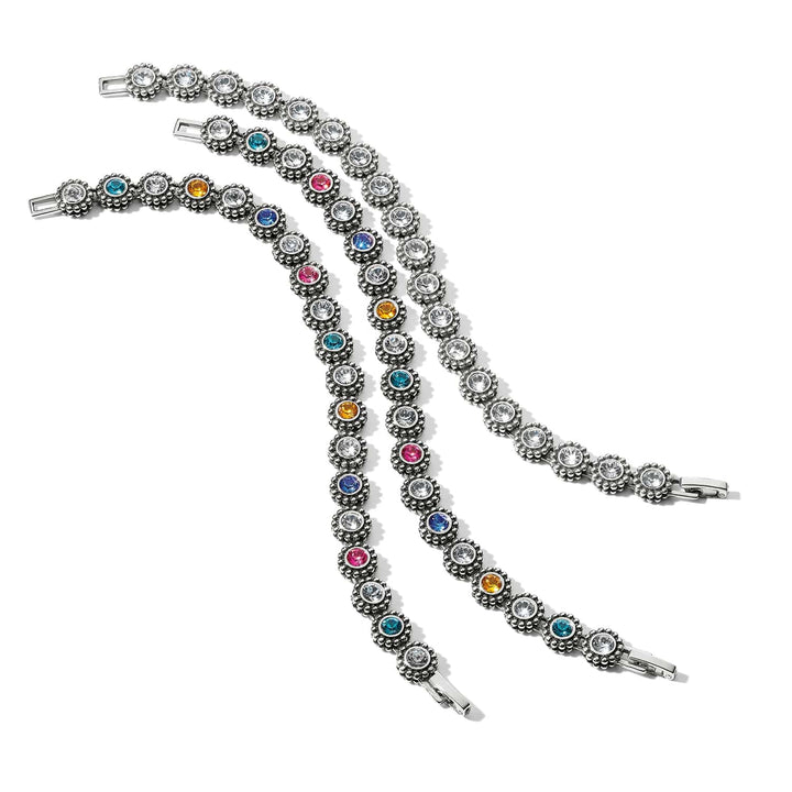 Brighton Twinkle Link Bracelet – Silver &amp; Peridot Crystal Link Bracelet for Women