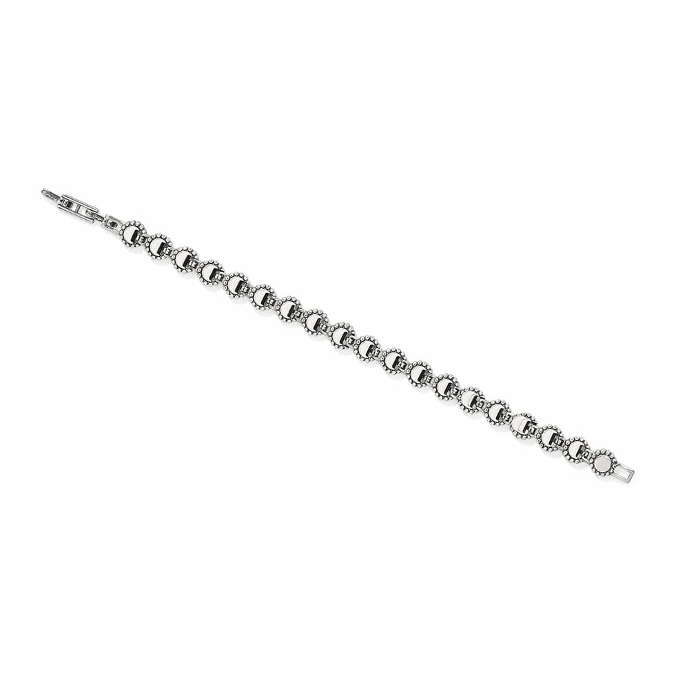 Brighton Twinkle Link Bracelet – Silver & Peridot Crystal Link Bracelet for Women