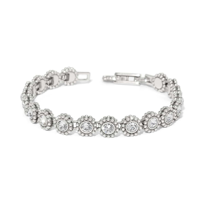 Brighton Twinkle Link Bracelet – Silver &amp; Peridot Crystal Link Bracelet for Women