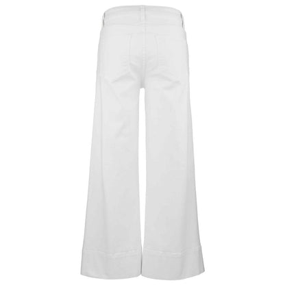 Meg High Rise Front Pin Tuck Wide Hem