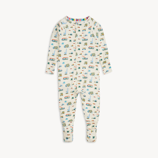 Dumps Like a Truck Modal Magnetic Grow with Me Convertible Coverall