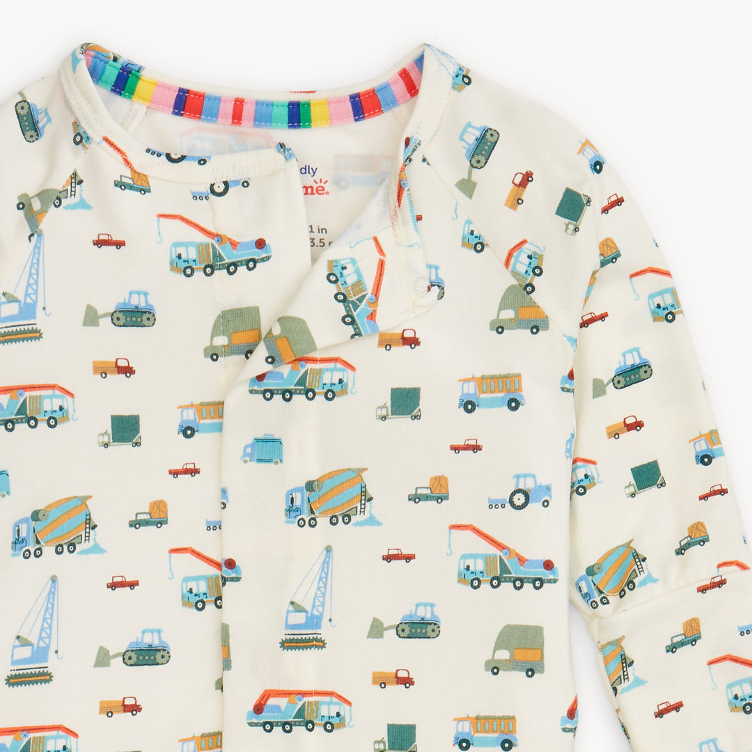 Dumps Like a Truck Modal Magnetic Grow with Me Convertible Coverall