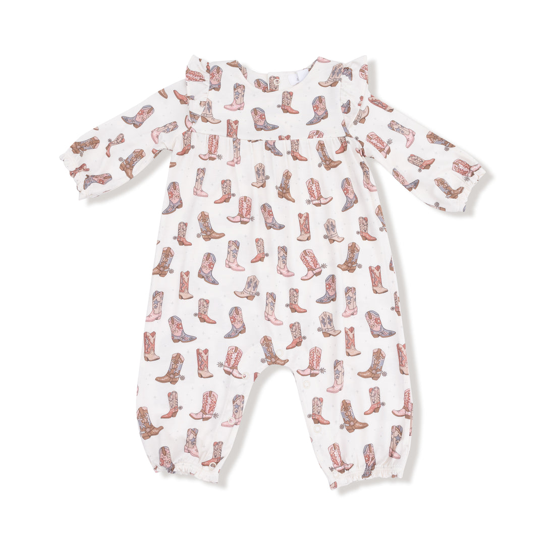 Future Cowgirl - Ruffle Sleeve Romper