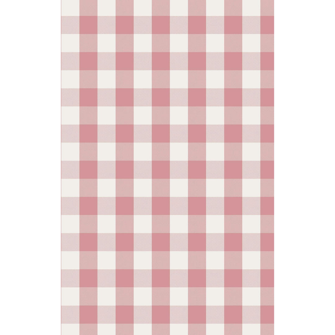 Rose Pink Plaid - Ruffle Sleeve Romper