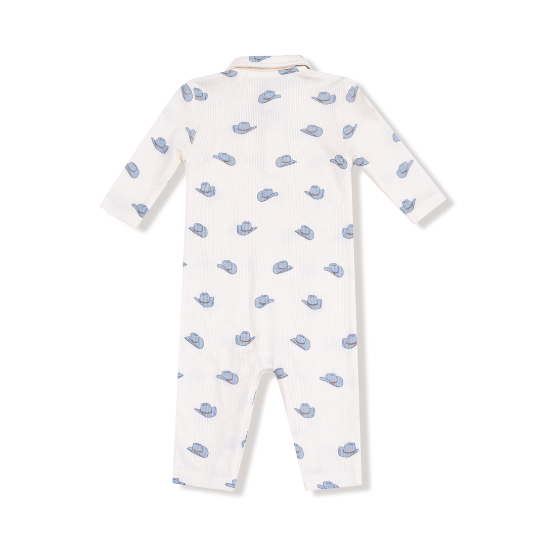 Petite Cowboy Hats - Polo Romper