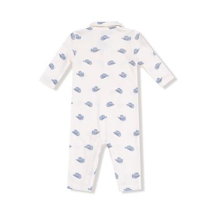 Petite Cowboy Hats - Polo Romper