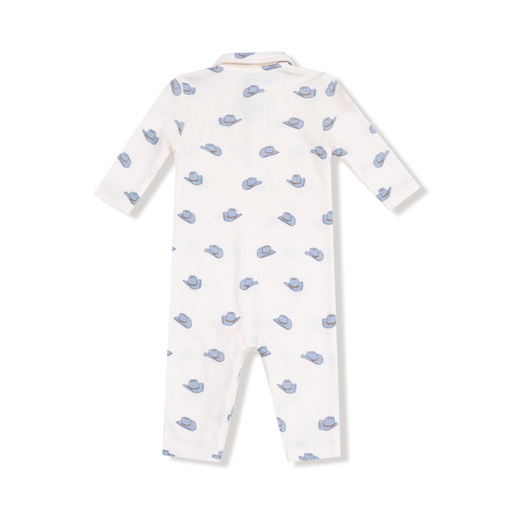 Petite Cowboy Hats - Polo Romper