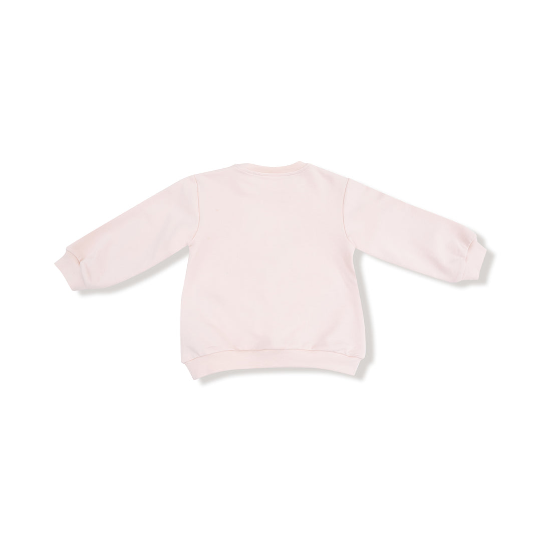Future Cowgirl - French Terry Oversize Sweatshirt With Silk Screen And Bamboo Baby Bell
