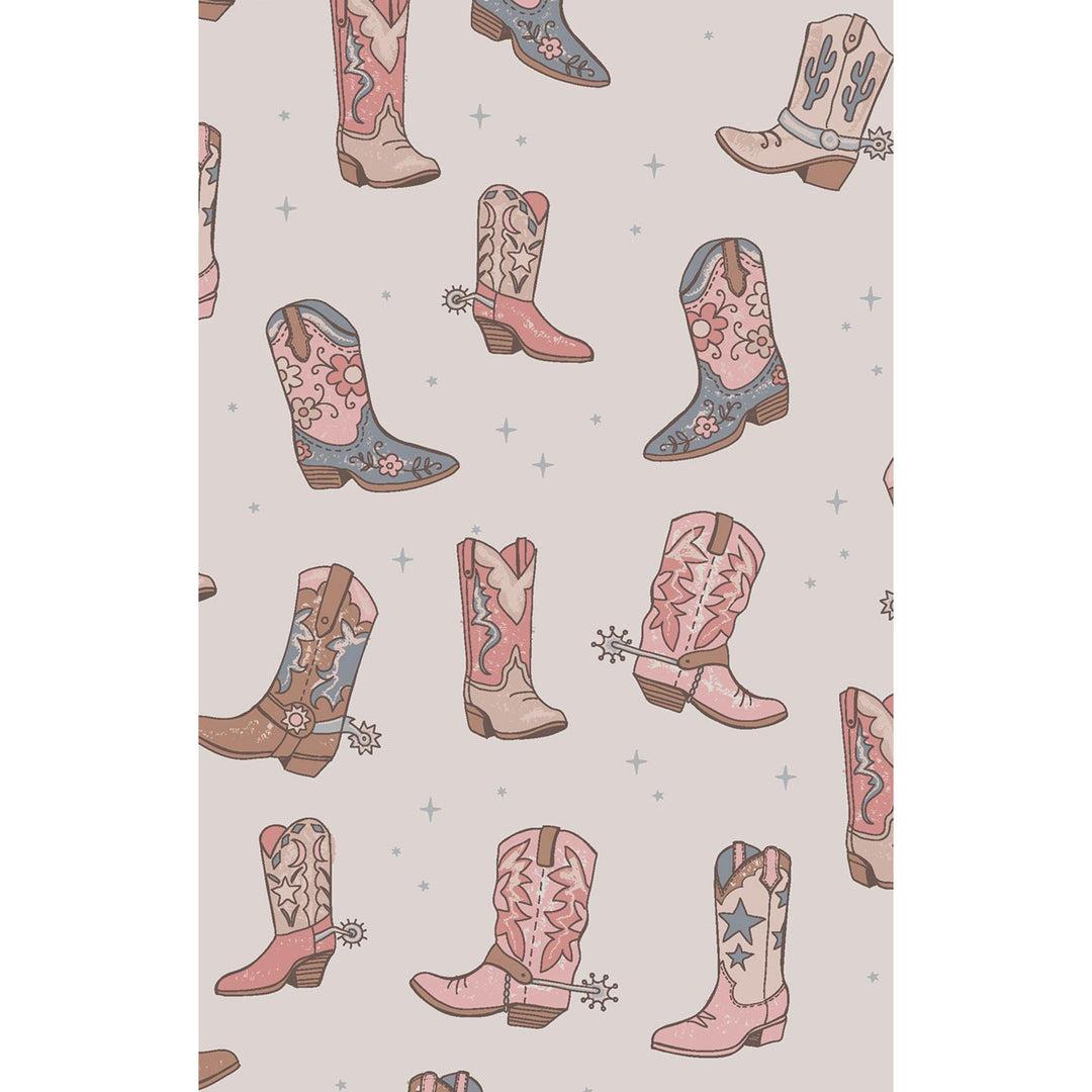 Future Cowgirl - French Terry Oversize Sweatshirt With Silk Screen And Bamboo Baby Bell