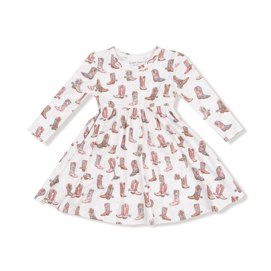 Future Cowgirl - Twirly Long Sleeve Dress