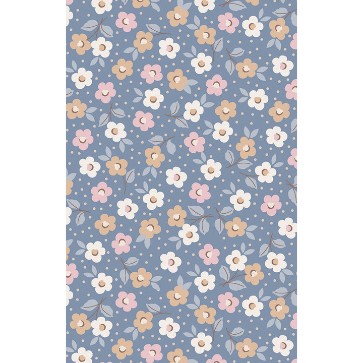 Box Pleat Dress w/ 3/4 Sleeve + Peterpan Collar &amp; Leggings - Country Calico