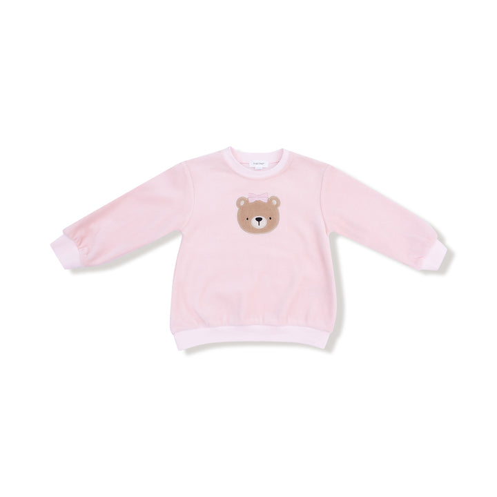 Long Sleeve Velour Teddy Bear Outfit