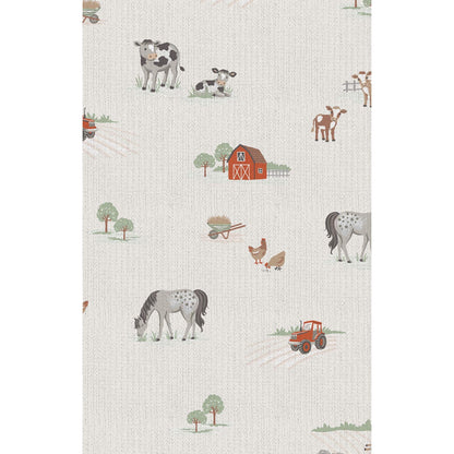 2 Way Zipper Romper - Little Farm