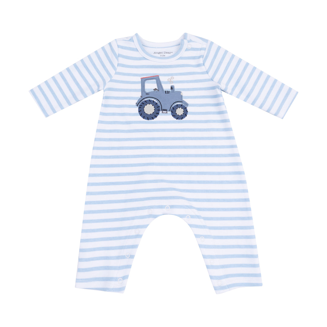 Long Sleeve Snap Shoulder Roper with Tractor Applique