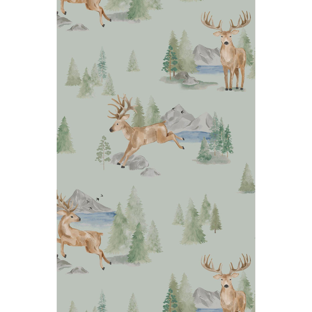 Romper with Contrast Sleeve - Buck Deer