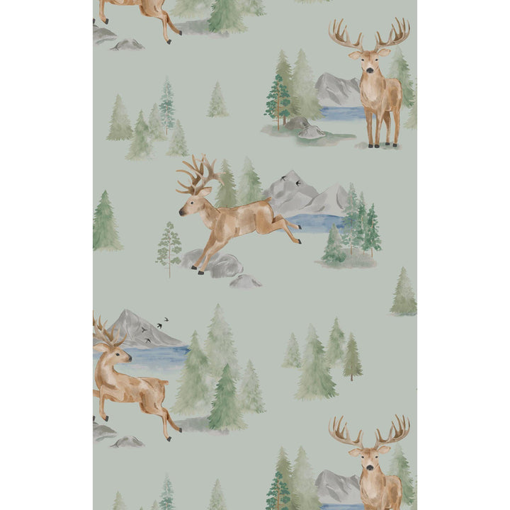 Romper with Contrast Sleeve - Buck Deer