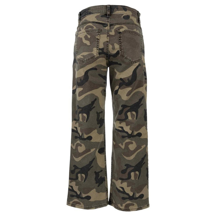 Kelsey Camo High Rise Ankle Flare
