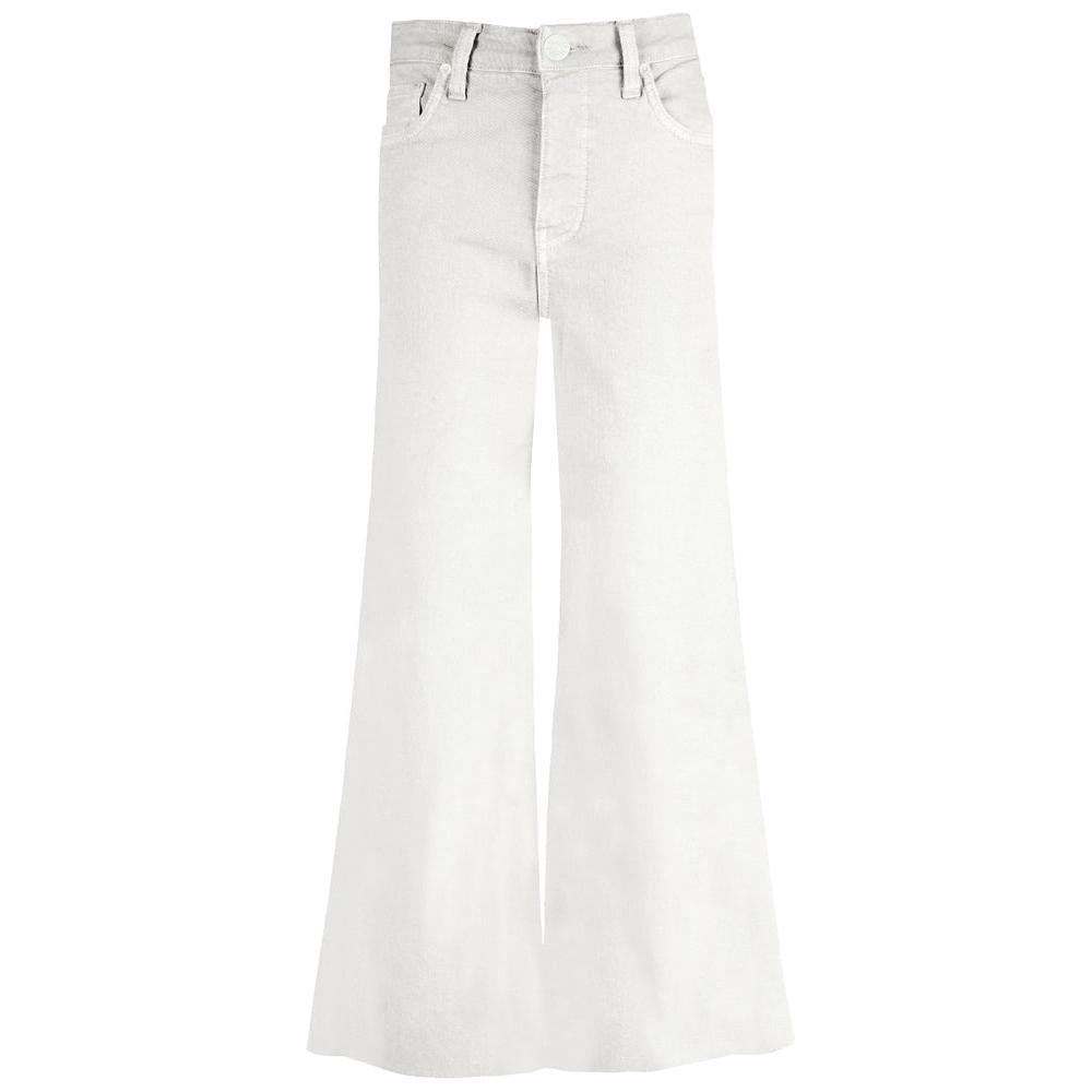 Meg High Rise Fab AB Wide Leg Jean – Optic White